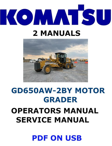 Komatsu gd650aw 2by motor - komatsu, gd650aw-2by