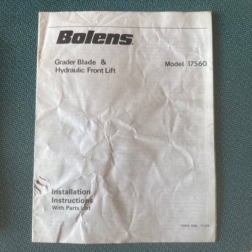 Bolens grader blade - bolens,